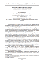 Plângerea ca modalitate de sesizare a organului de urmărire penală